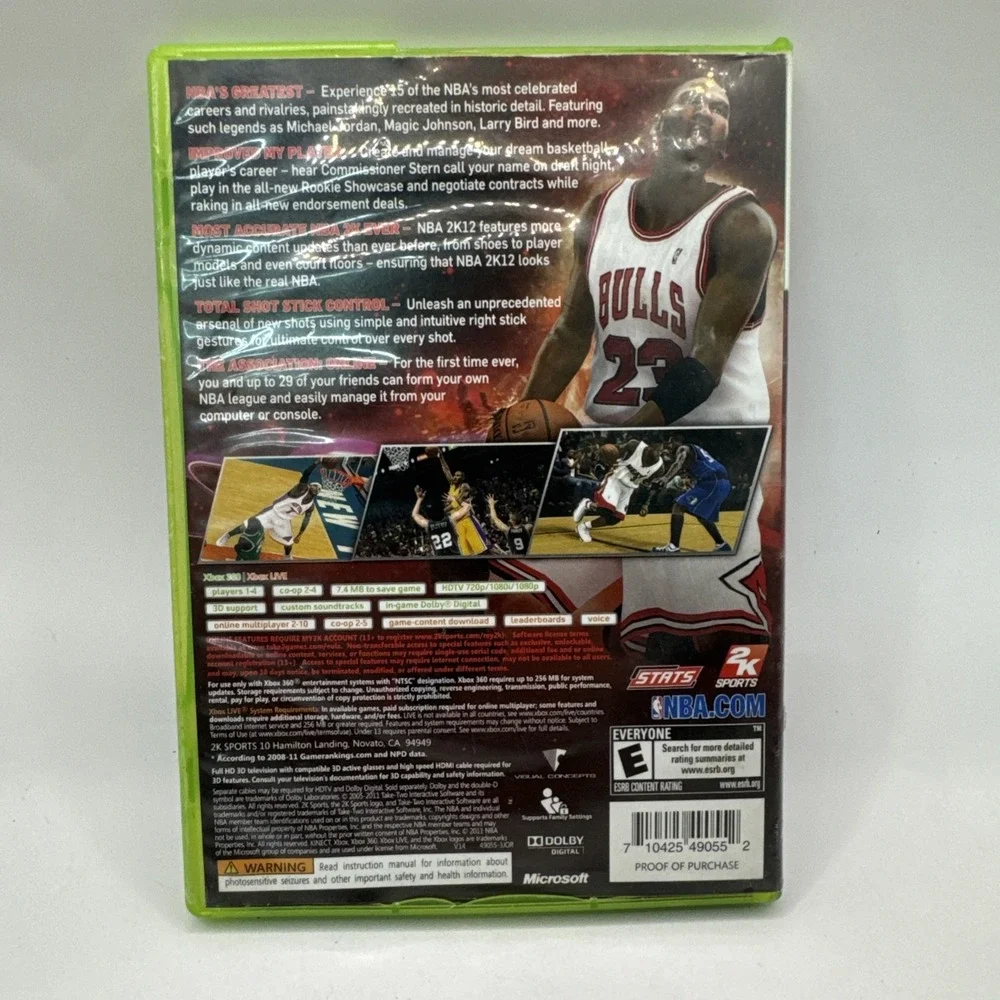 NBA 2K12 (Microsoft Xbox 360, 2011)‎